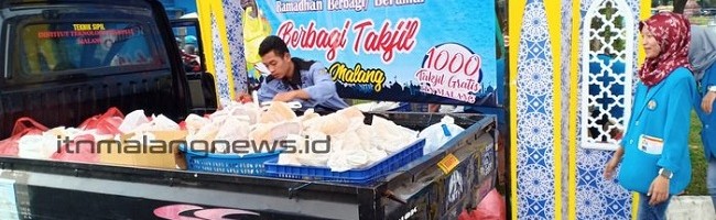 Gema Ramadan ITN Malang Target Takjil Gratis 1000 Terealisasi 1500 serta Dua Kali Sahur On The Road