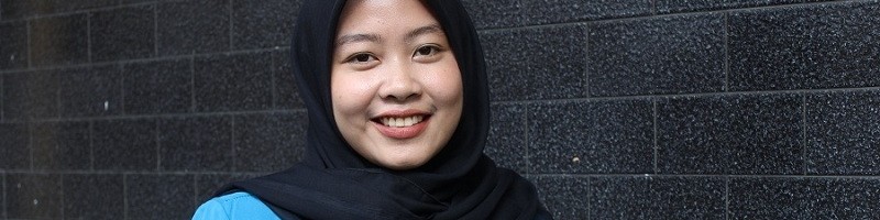 Jesika Nur Sudinda lulusan terbaik Teknik Industri S-1 ITN Malang, pada wisuda ke 66 periode II tahun 2021