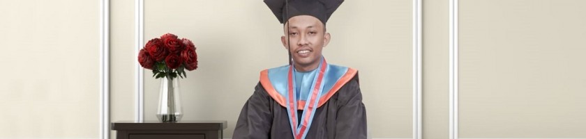Al Fandi lulusan terbaik Teknik Mesin D-3, Fakultas Teknologi Industri (FTI), ITN Malang pada wisuda ke-67 periode I tahun 2022