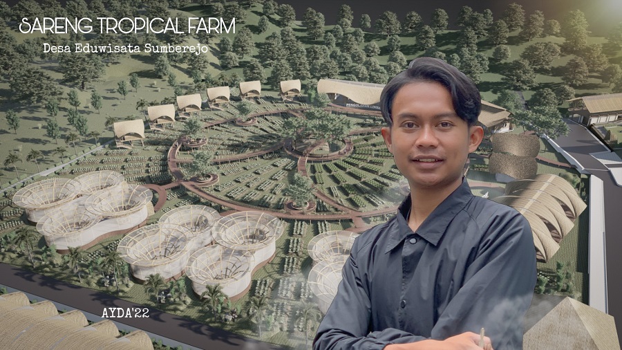 Muhammad Khafid Kadafi mahasiswa Arsitektur ITN Malang menuju Grand Final Architecture Category, Asia Young Design Award (AYDA) 2022.